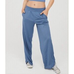 Offline by Aerie mesh ATHLETIC PANTS Blue XS Built In Shorts